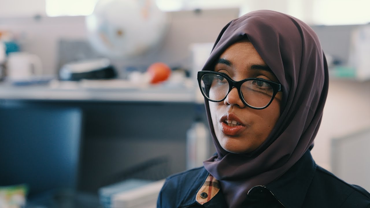Mahbuba Tasmin speaking in the AI at UMass feature video
